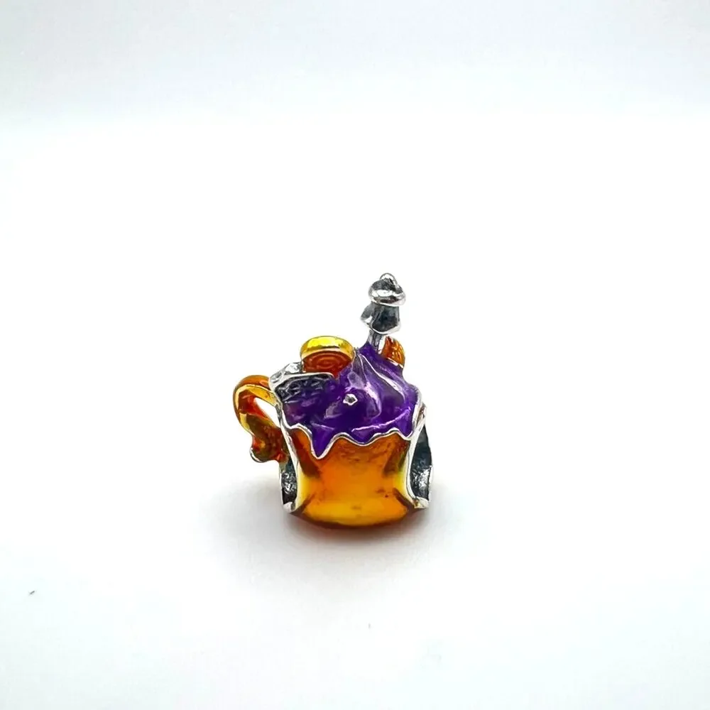 NEW Halloween Skull Candy Latte Charm for European Bracelet